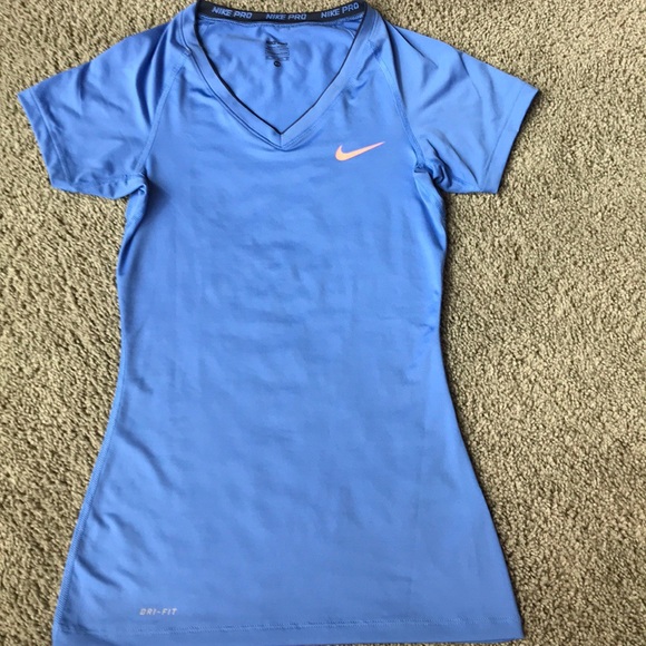 blue nike top womens